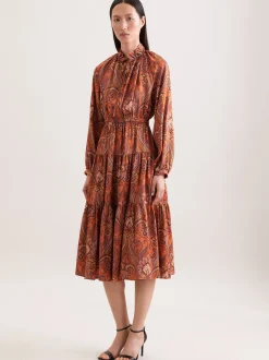 Seidensticker Damen Kleid - Regular Fit in gelb