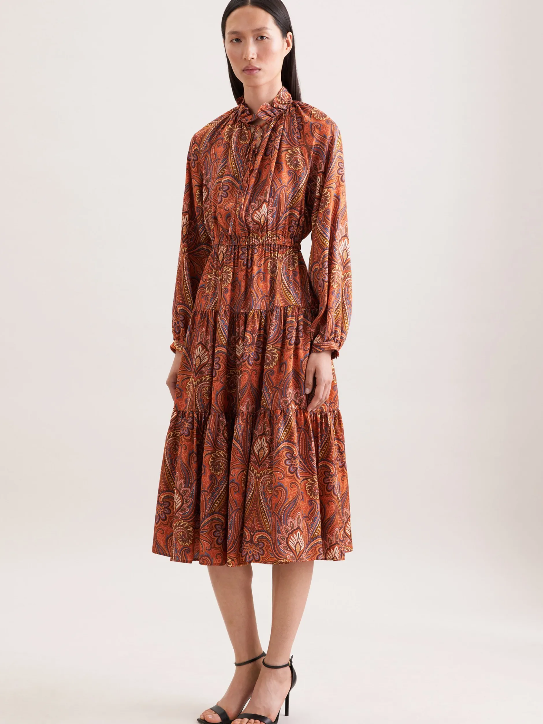 Seidensticker Damen Kleid - Regular Fit in gelb