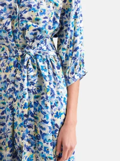 Seidensticker Damen Kleid - Regular Fit in türkis