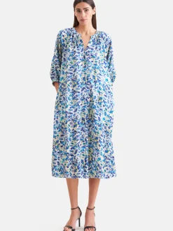 Seidensticker Damen Kleid - Regular Fit in türkis