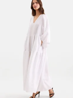 Seidensticker Damen Kleid - Regular Fit in weiß
