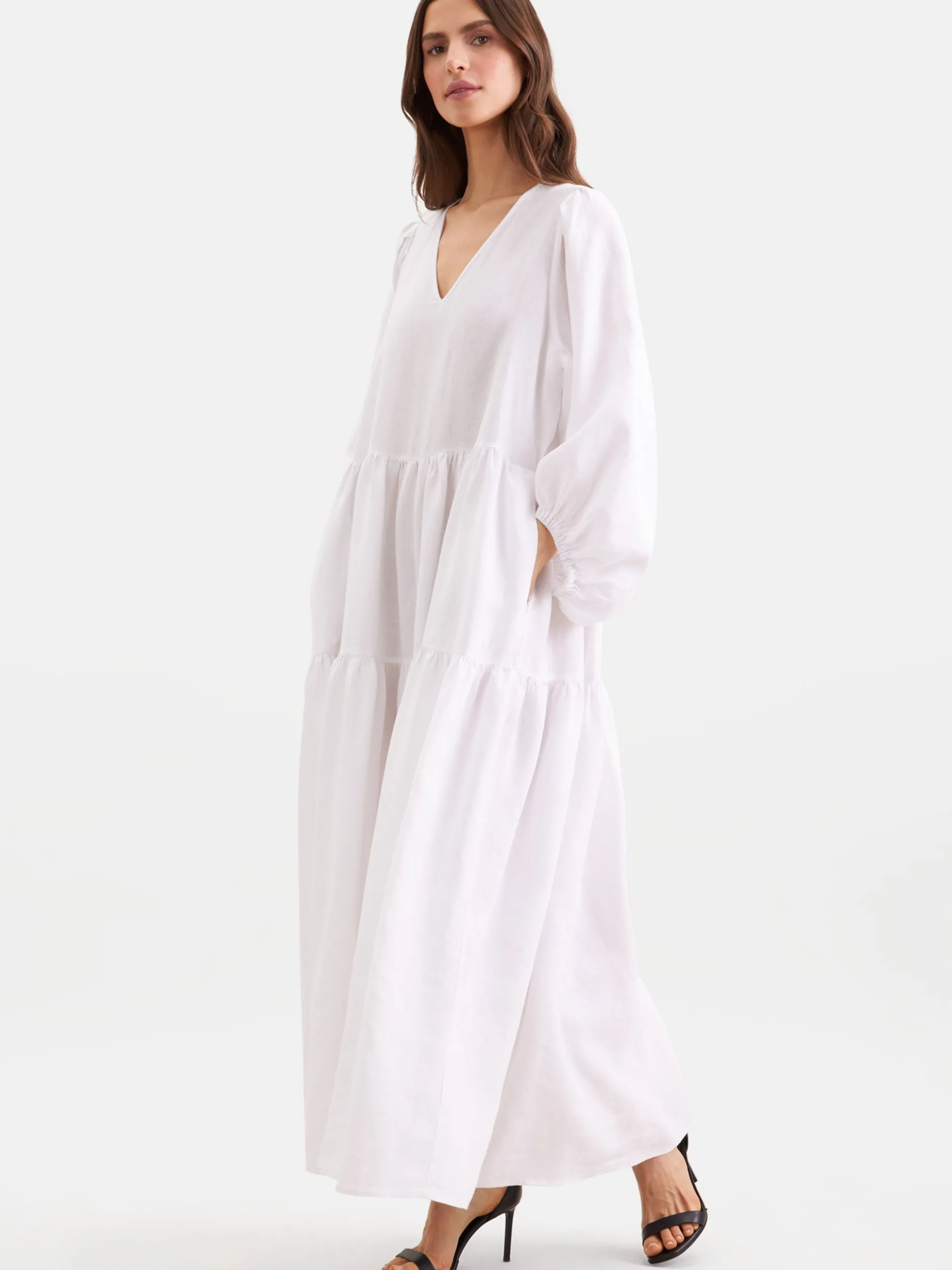 Seidensticker Damen Kleid - Regular Fit in weiß