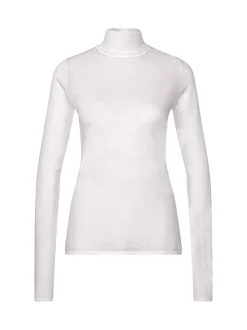 Seidensticker Damen Pullover - Slim Fit in weiß