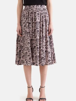 Seidensticker Damen Rock - Regular Fit in rosa schwarz