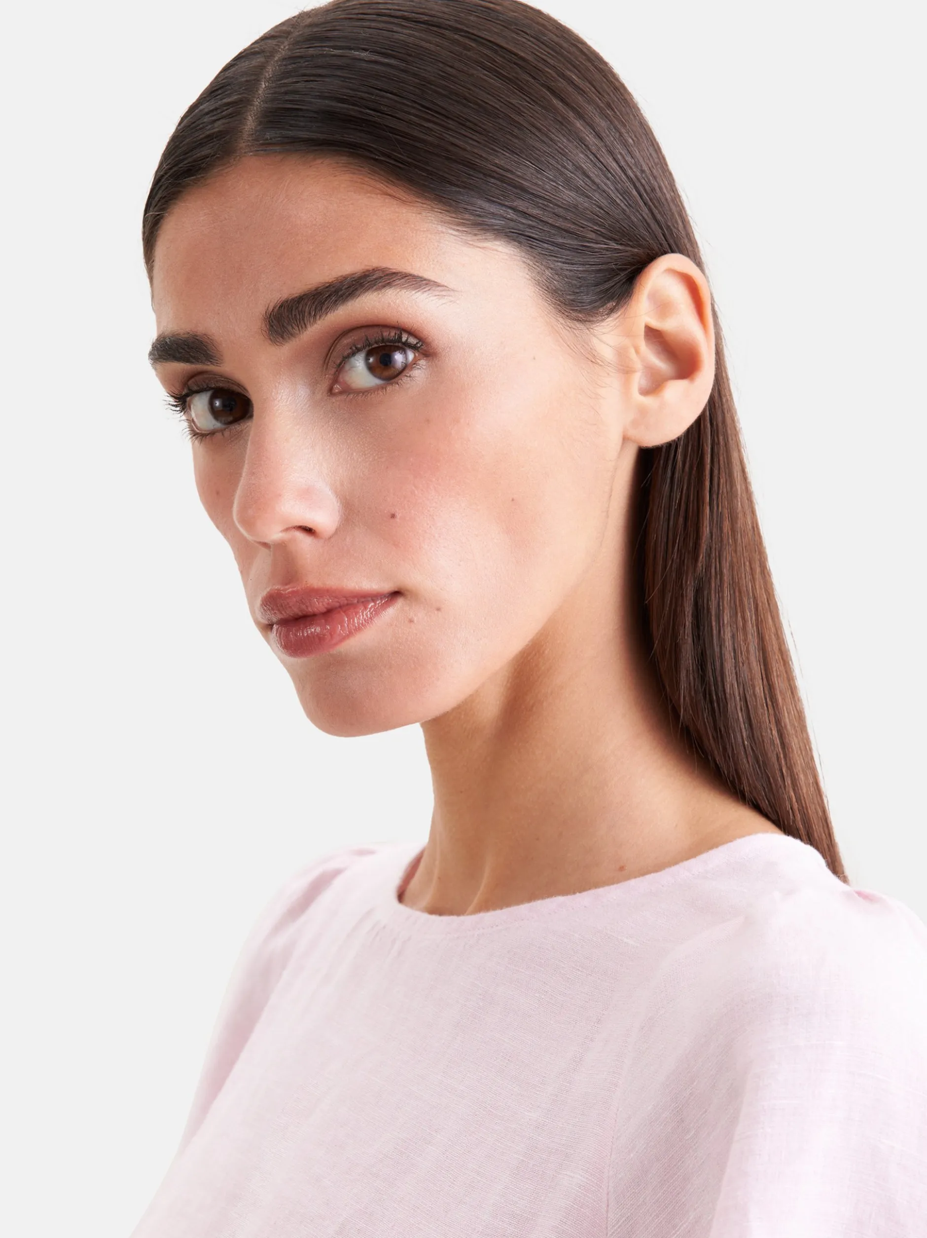 Seidensticker Damen Schlupfbluse - Regular Fit in rosa