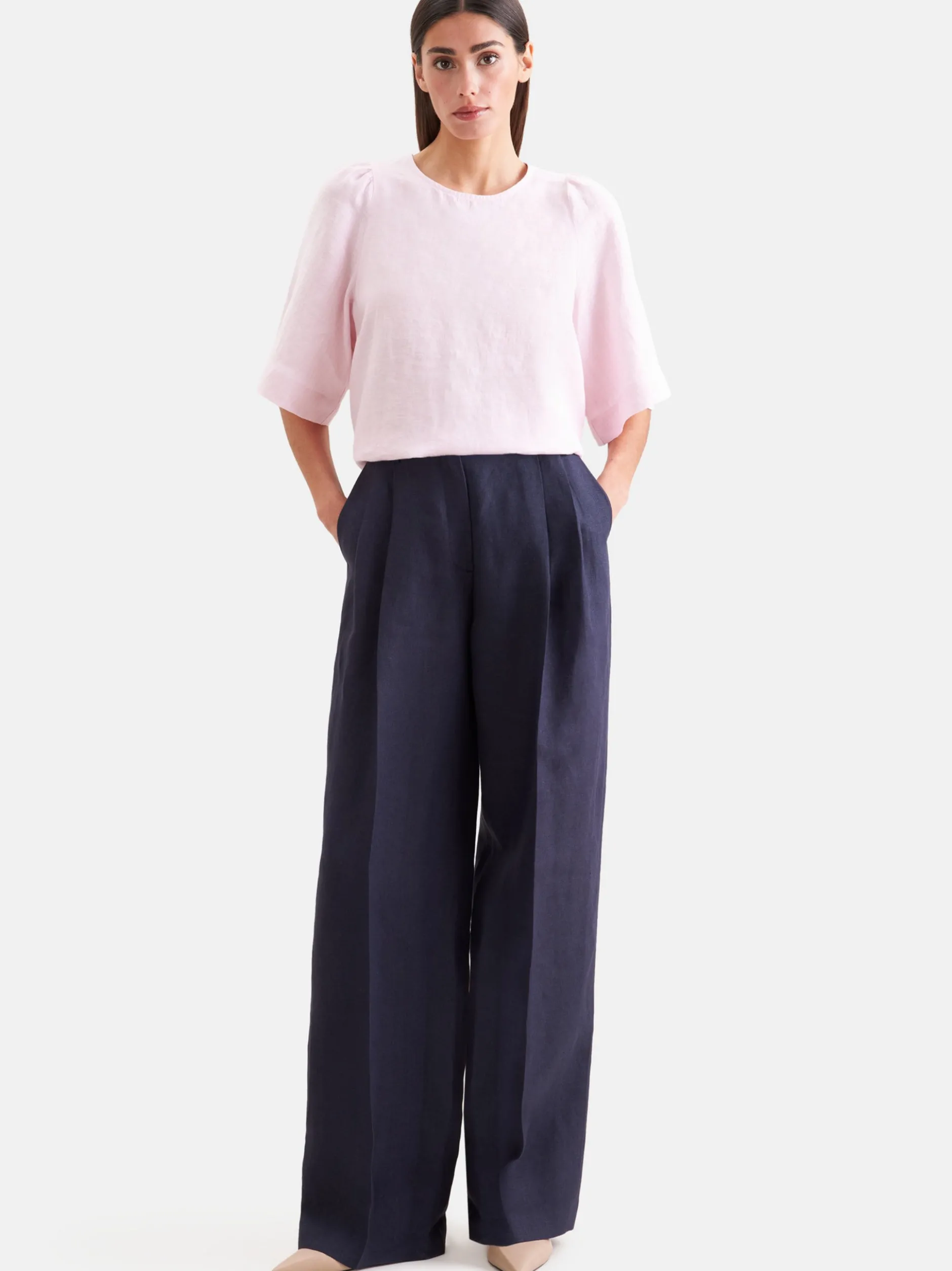Seidensticker Damen Schlupfbluse - Regular Fit in rosa