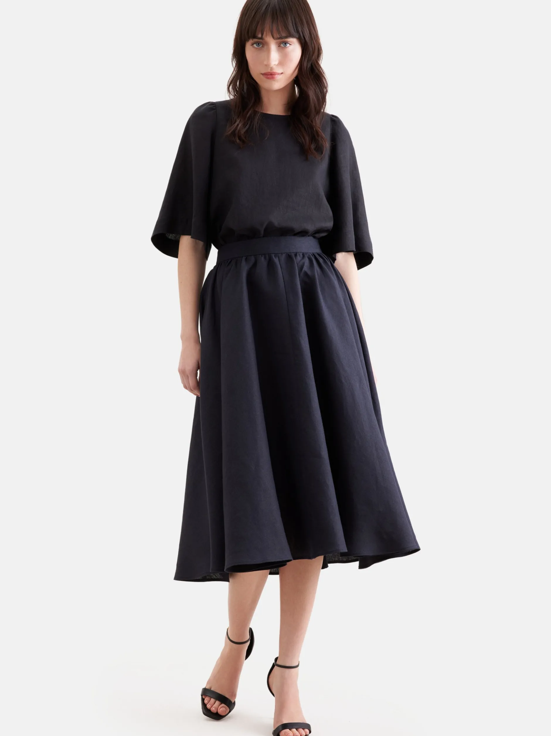 Seidensticker Damen Schlupfbluse - Regular Fit in schwarz