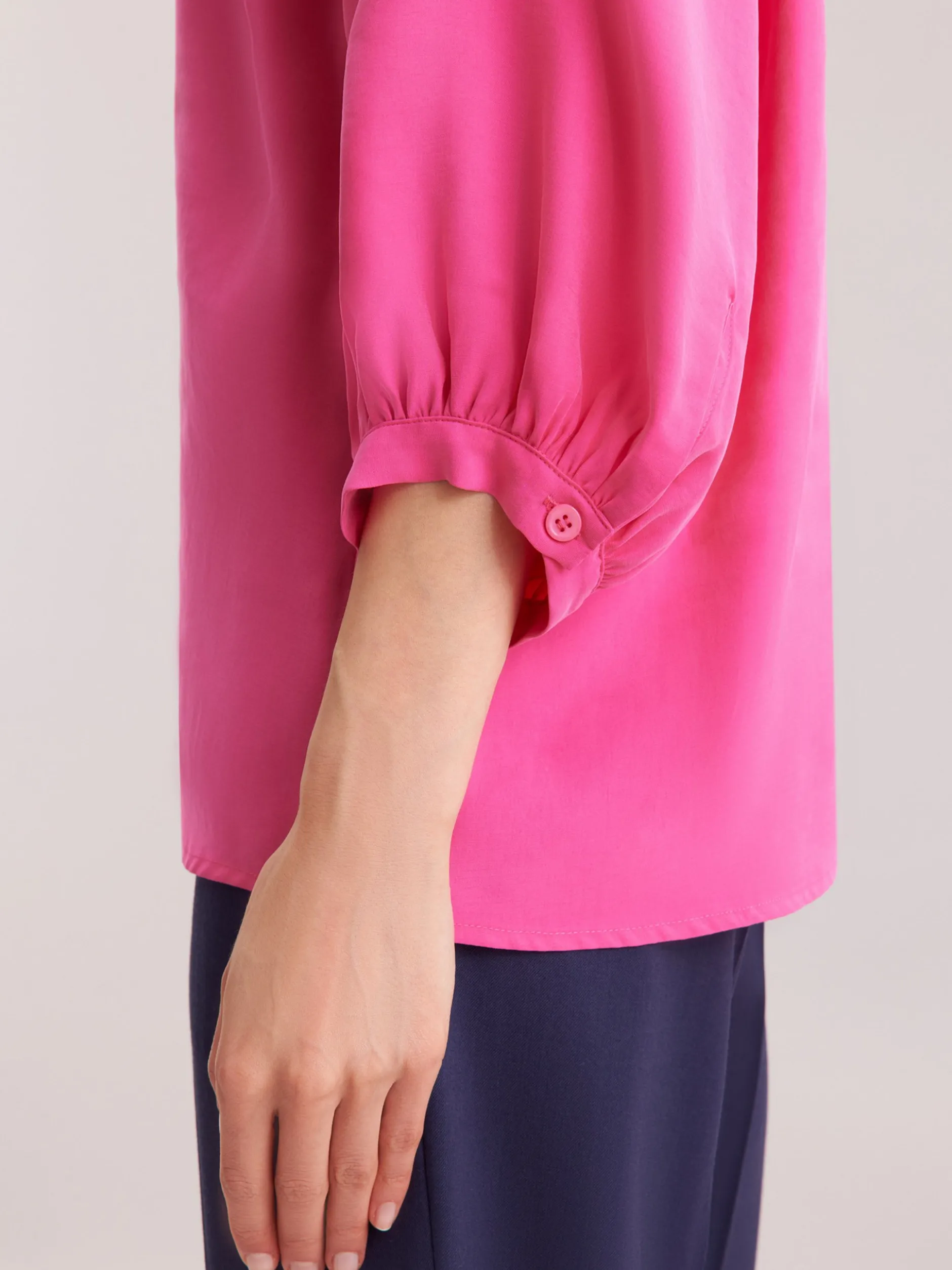 Seidensticker Damen Shirtbluse - Oversized Fit in pink