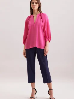Seidensticker Damen Shirtbluse - Oversized Fit in pink