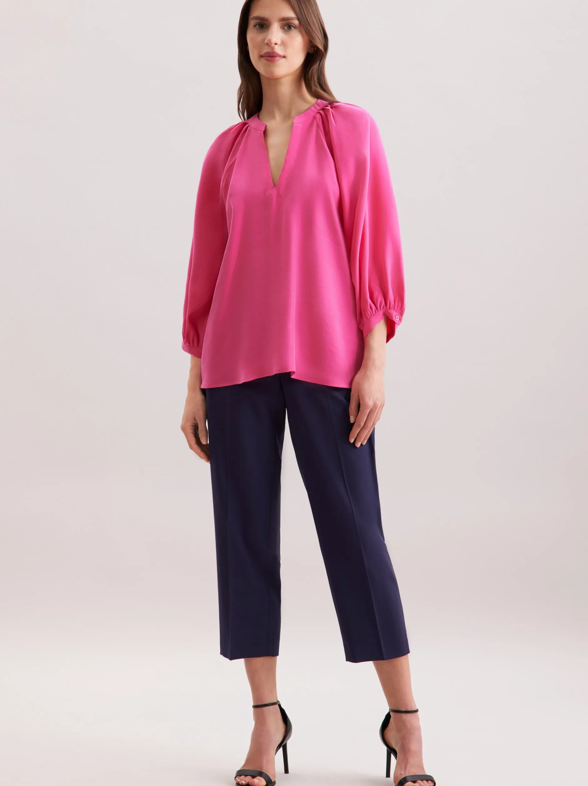 Seidensticker Damen Shirtbluse - Oversized Fit in pink