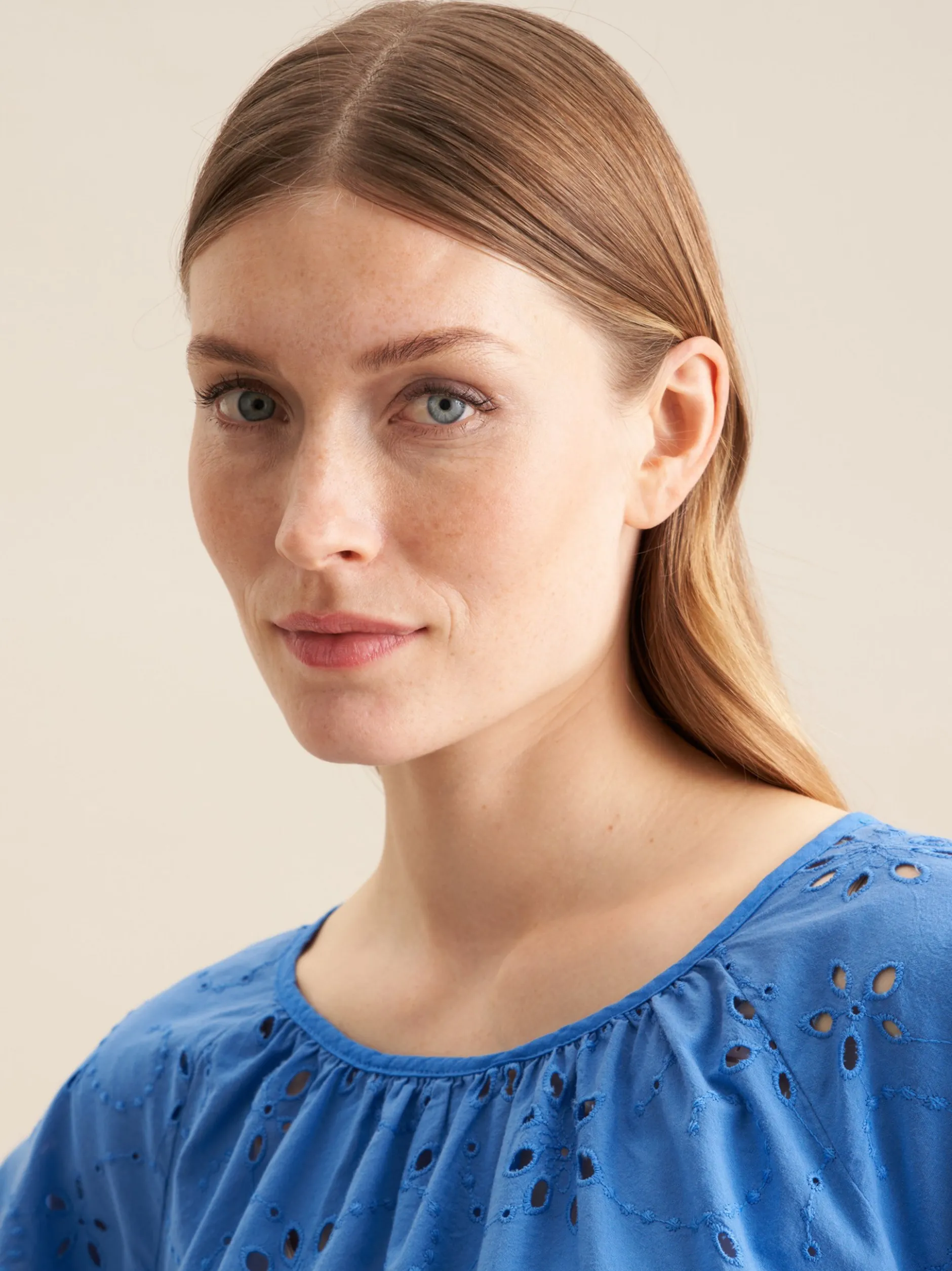 Seidensticker Damen Shirtbluse - Regular Fit in blau