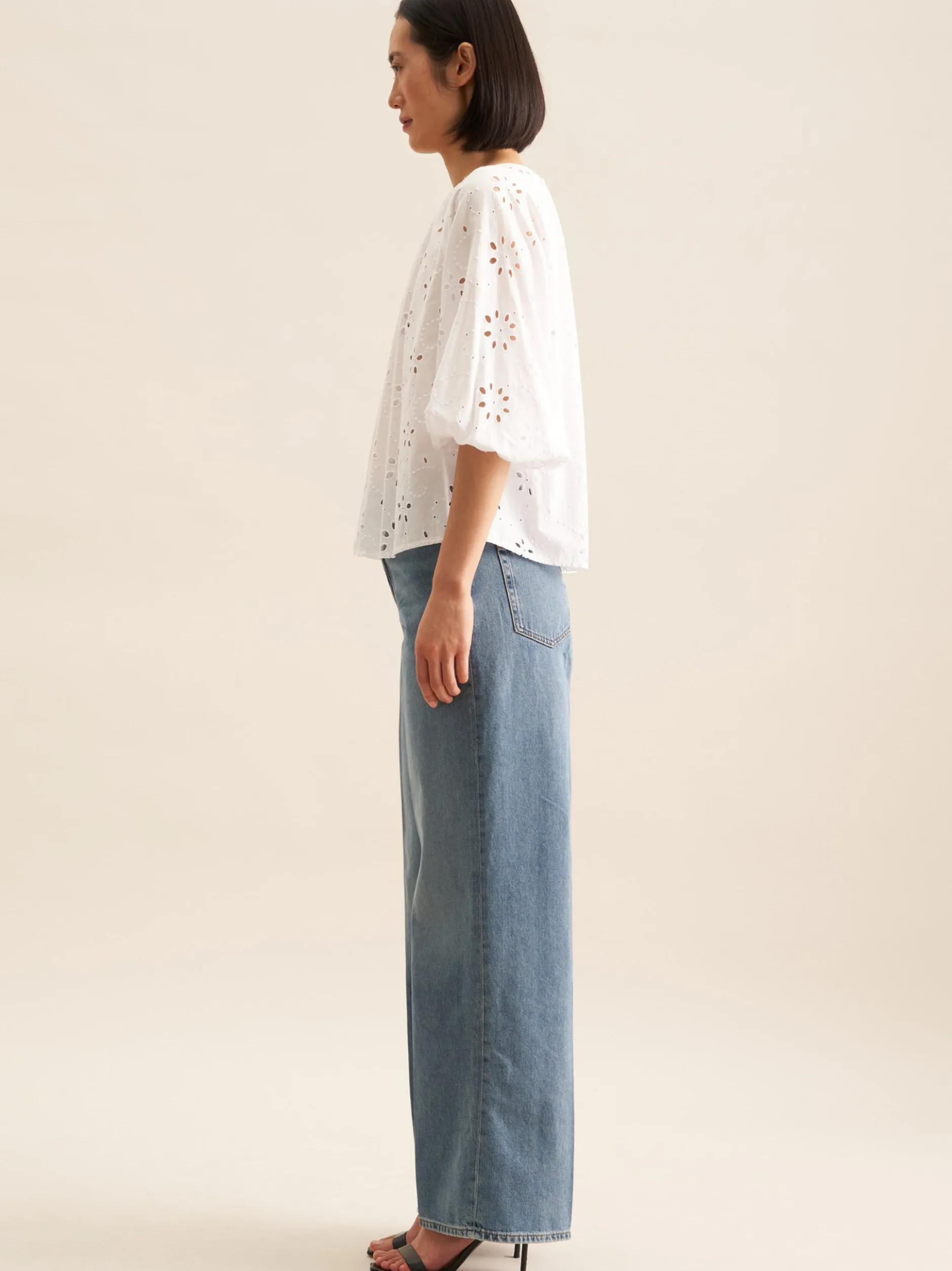 Seidensticker Damen Shirtbluse - Regular Fit in weiß