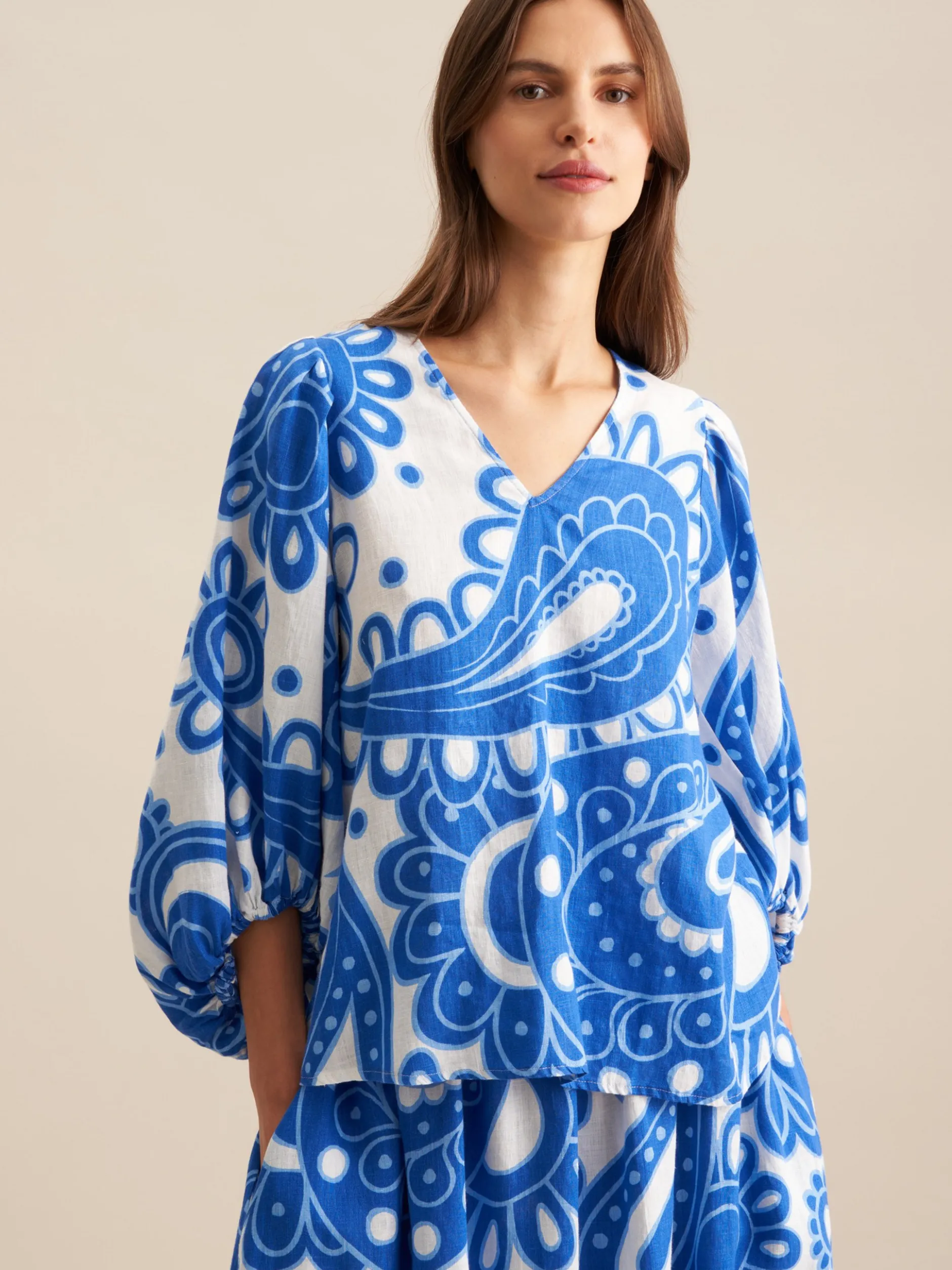 Seidensticker Damen Shirt - Regular Fit in blau