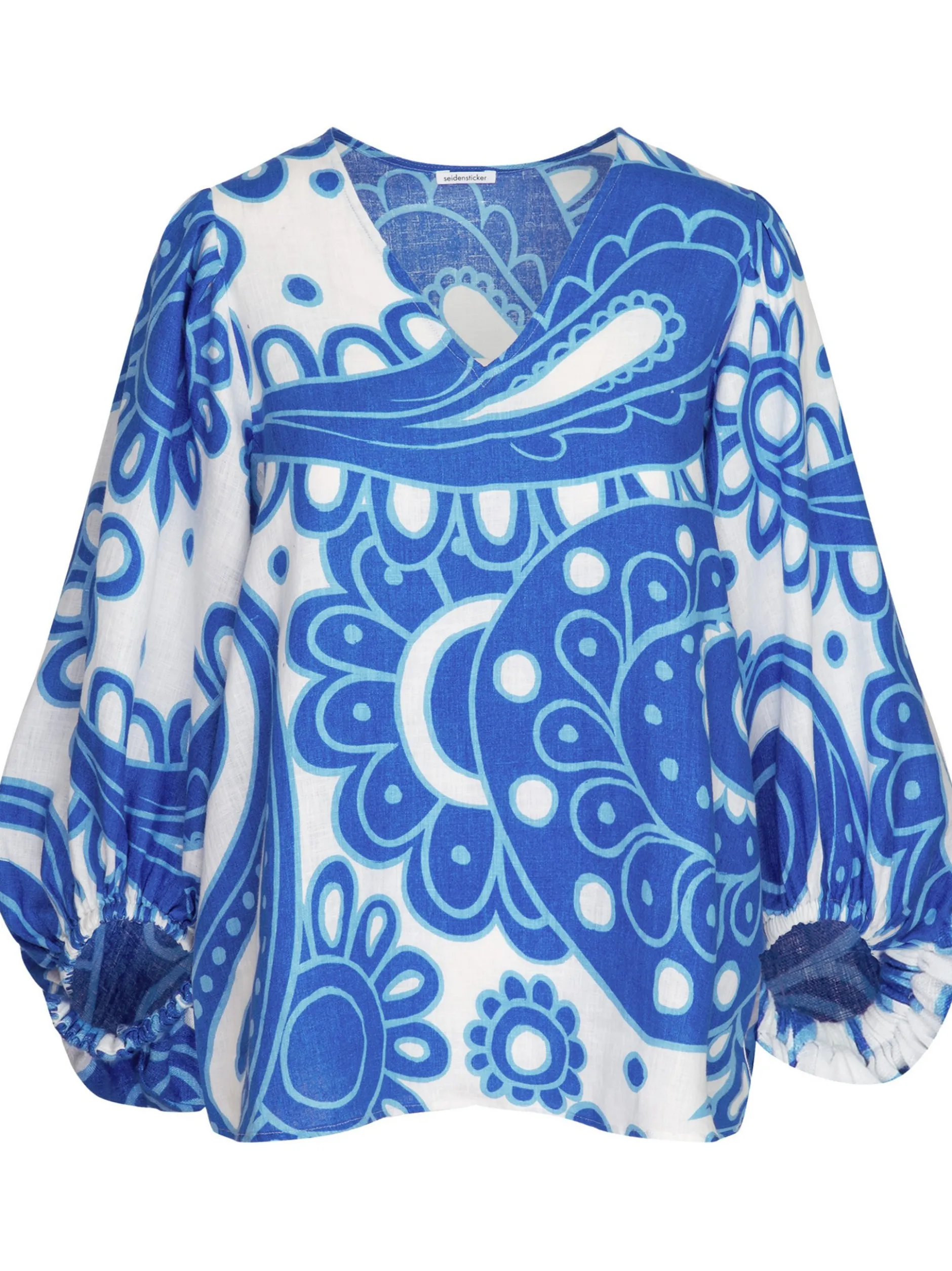 Seidensticker Damen Shirt - Regular Fit in blau