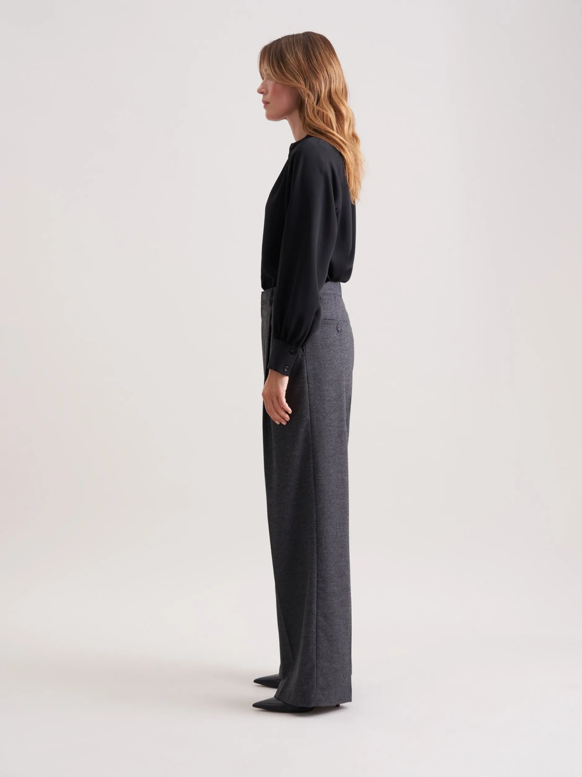 Seidensticker Damen Stoffhose - Regular Fit in anthrazit