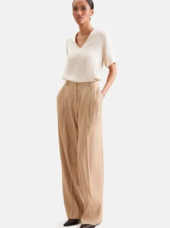 Seidensticker Damen Stoffhose - Regular Fit in beige