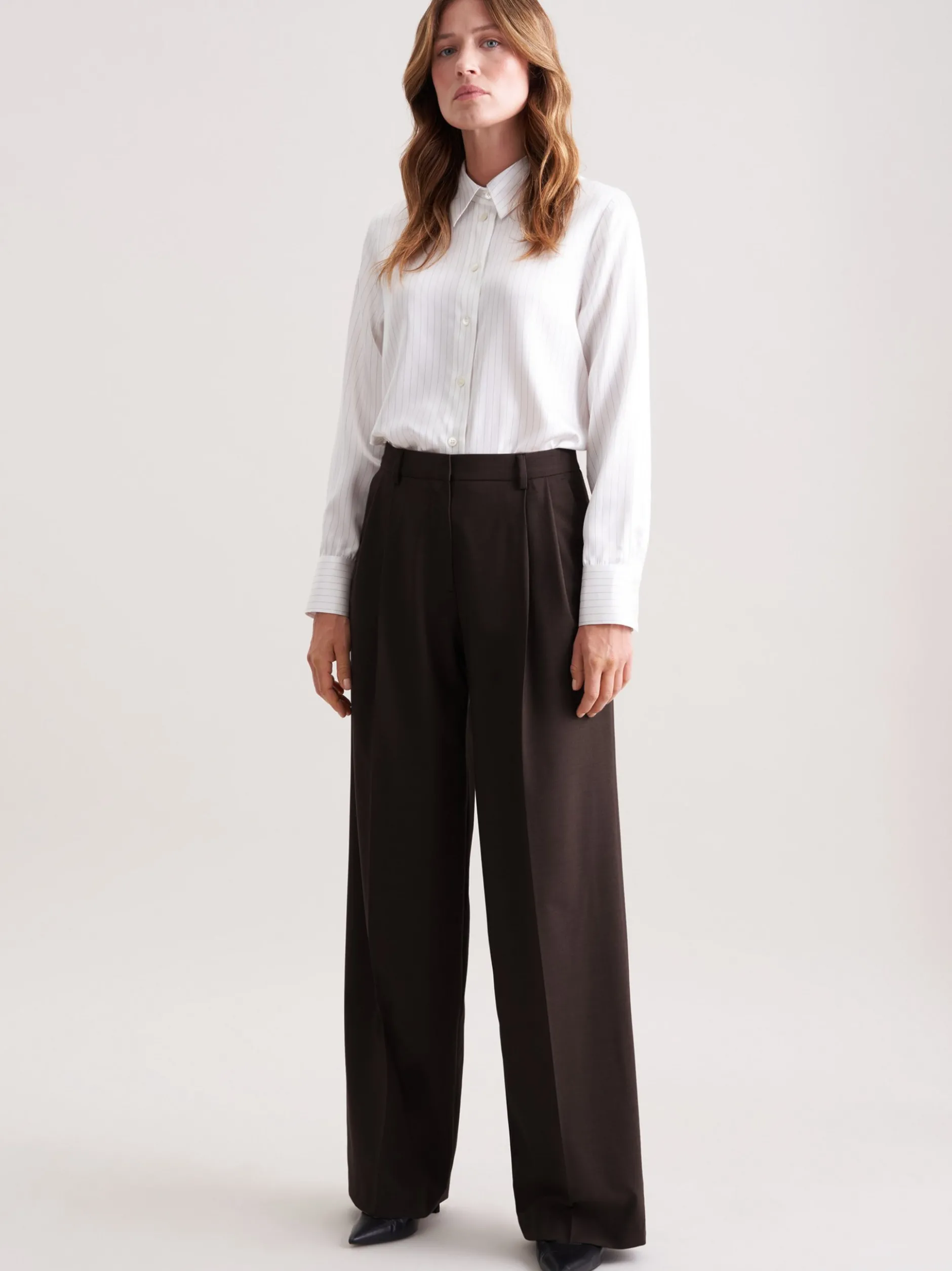 Seidensticker Damen Stoffhose - Regular Fit in braun