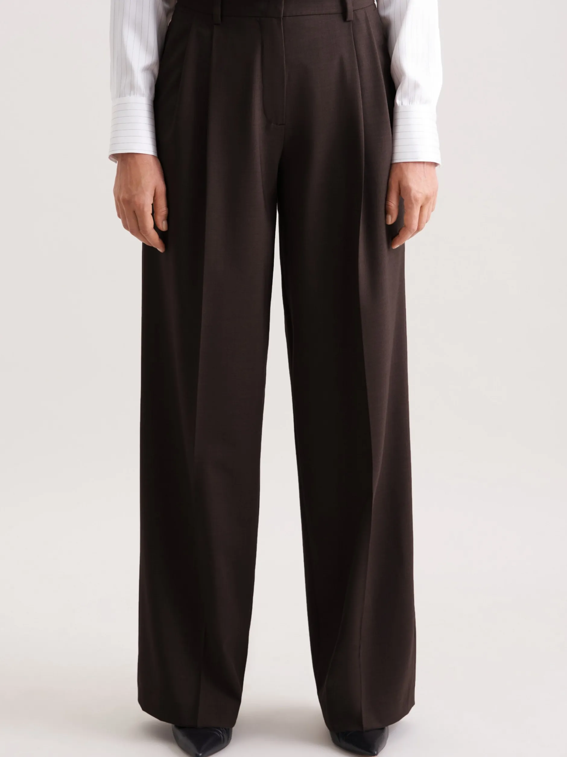 Seidensticker Damen Stoffhose - Regular Fit in braun