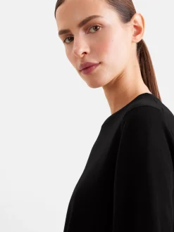 Seidensticker Damen Sweater - Regular Fit in schwarz