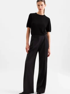 Seidensticker Damen Sweater - Regular Fit in schwarz