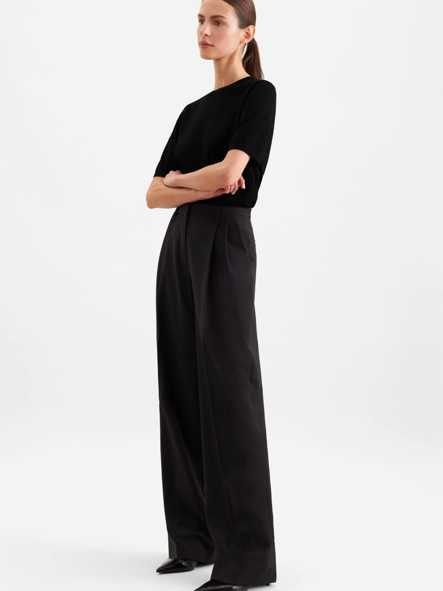 Seidensticker Damen Sweater - Regular Fit in schwarz