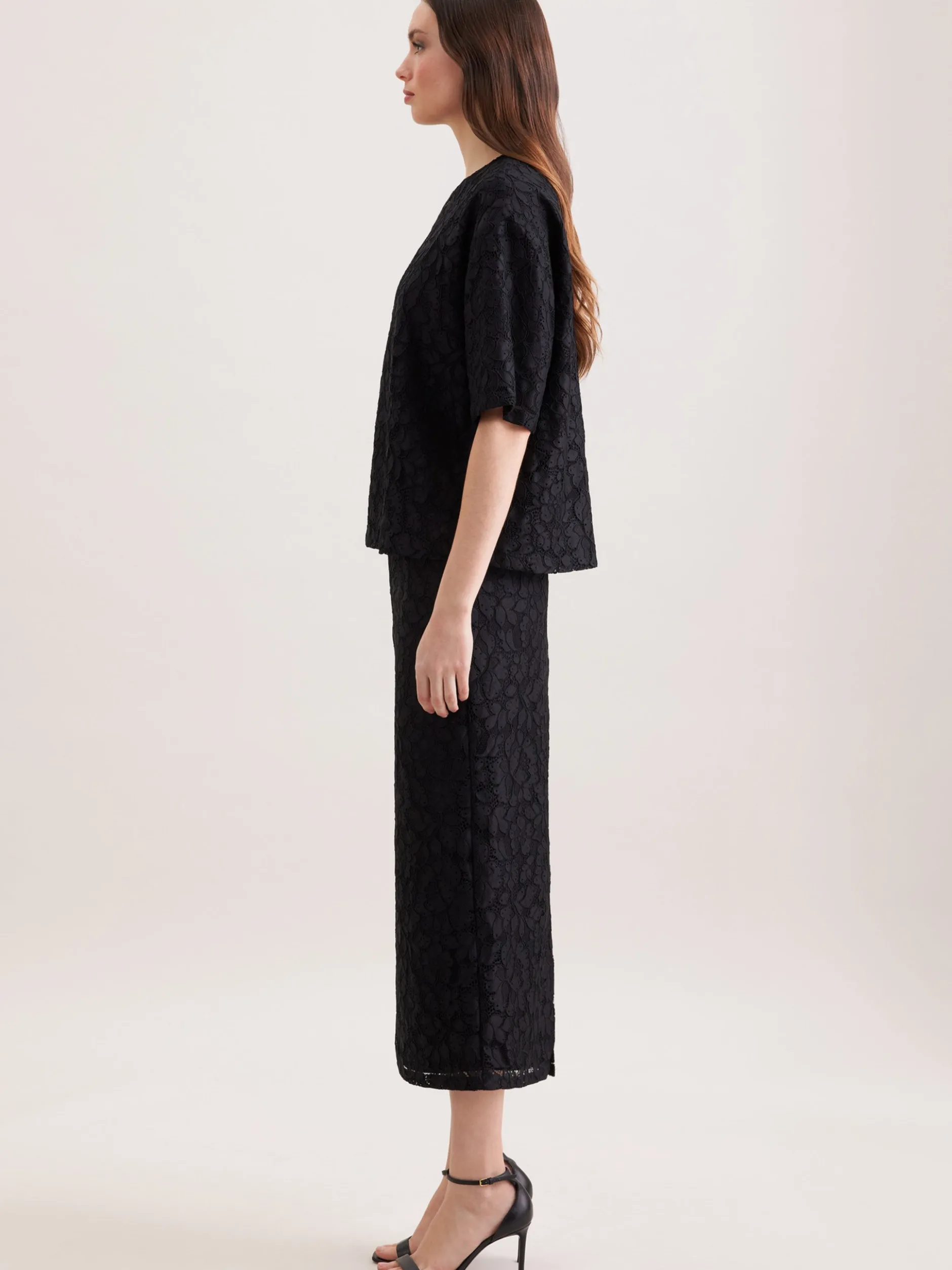 Seidensticker Damen T-Shirt - Relaxed Fit in schwarz