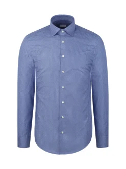Seidensticker Herren Business Hemd - Shaped Fit in blau