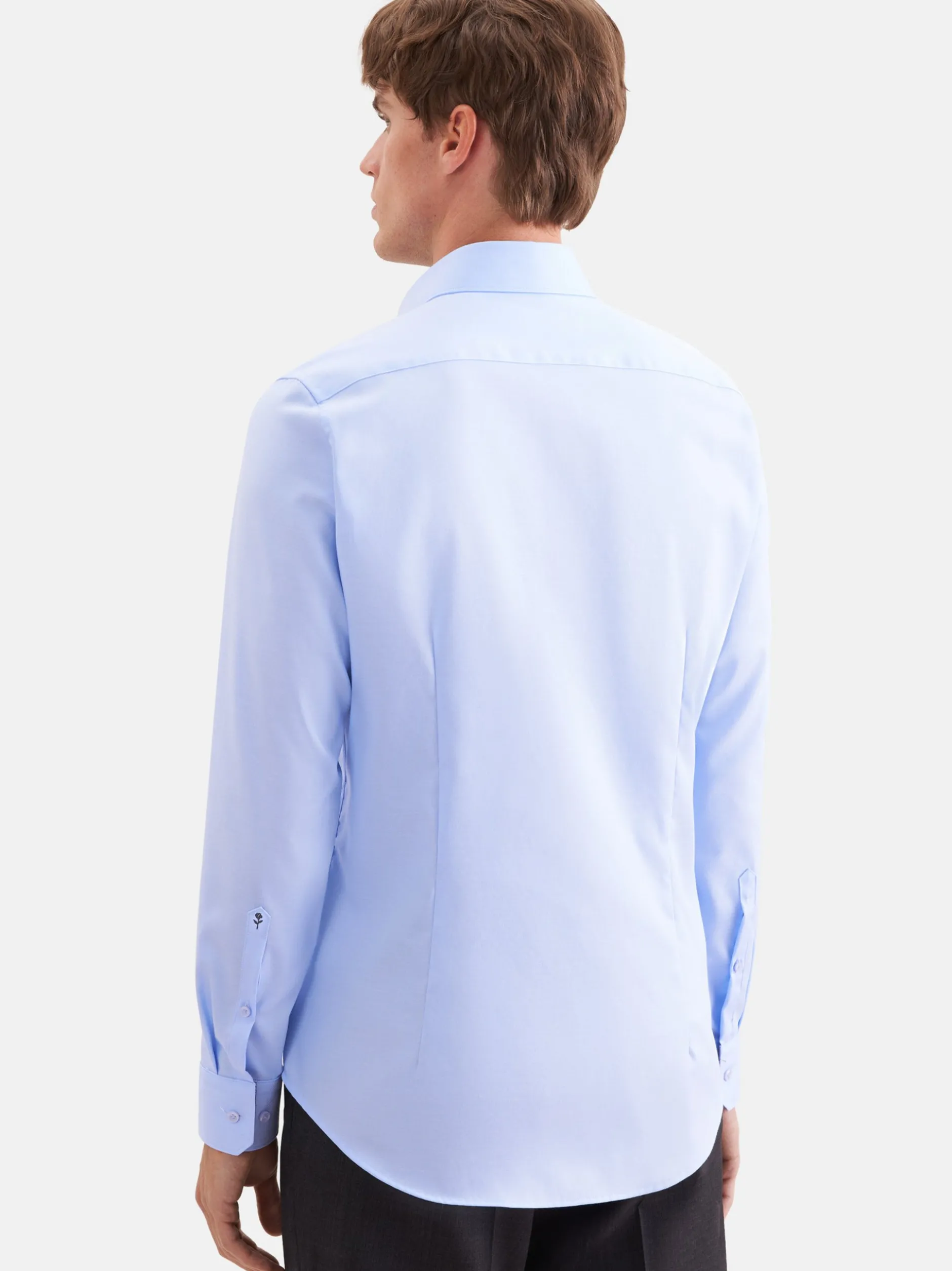 Seidensticker Herren Business Hemd - Shaped Fit in blau