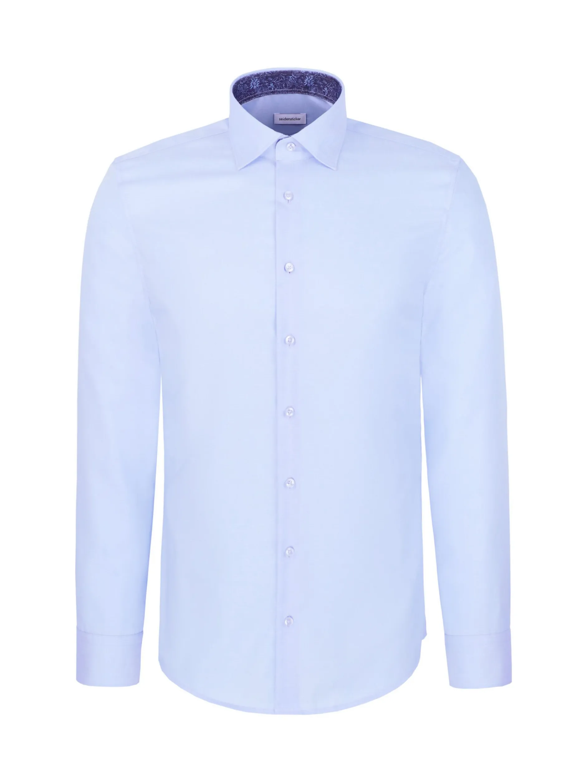 Seidensticker Herren Business Hemd - Shaped Fit in blau