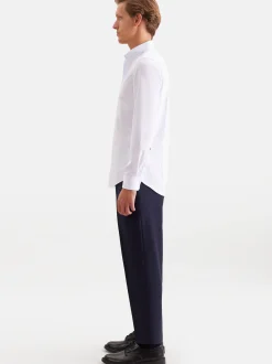 Seidensticker Herren Business Hemd - Shaped Fit in weiß hellblau