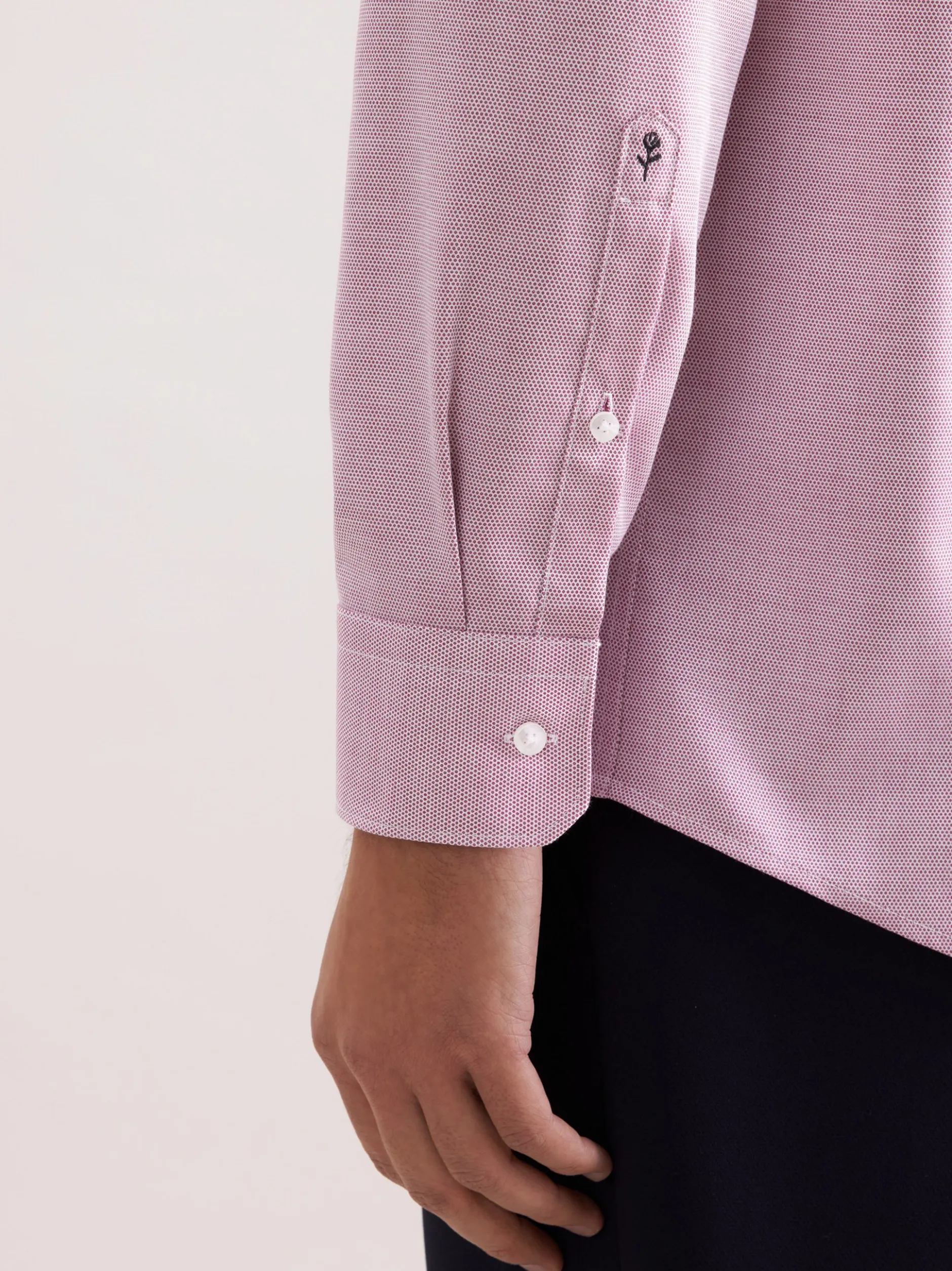 Seidensticker Herren Business Hemd - Regular Fit in fuchsia