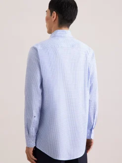 Seidensticker Herren Business Hemd - Comfort Fit in blau