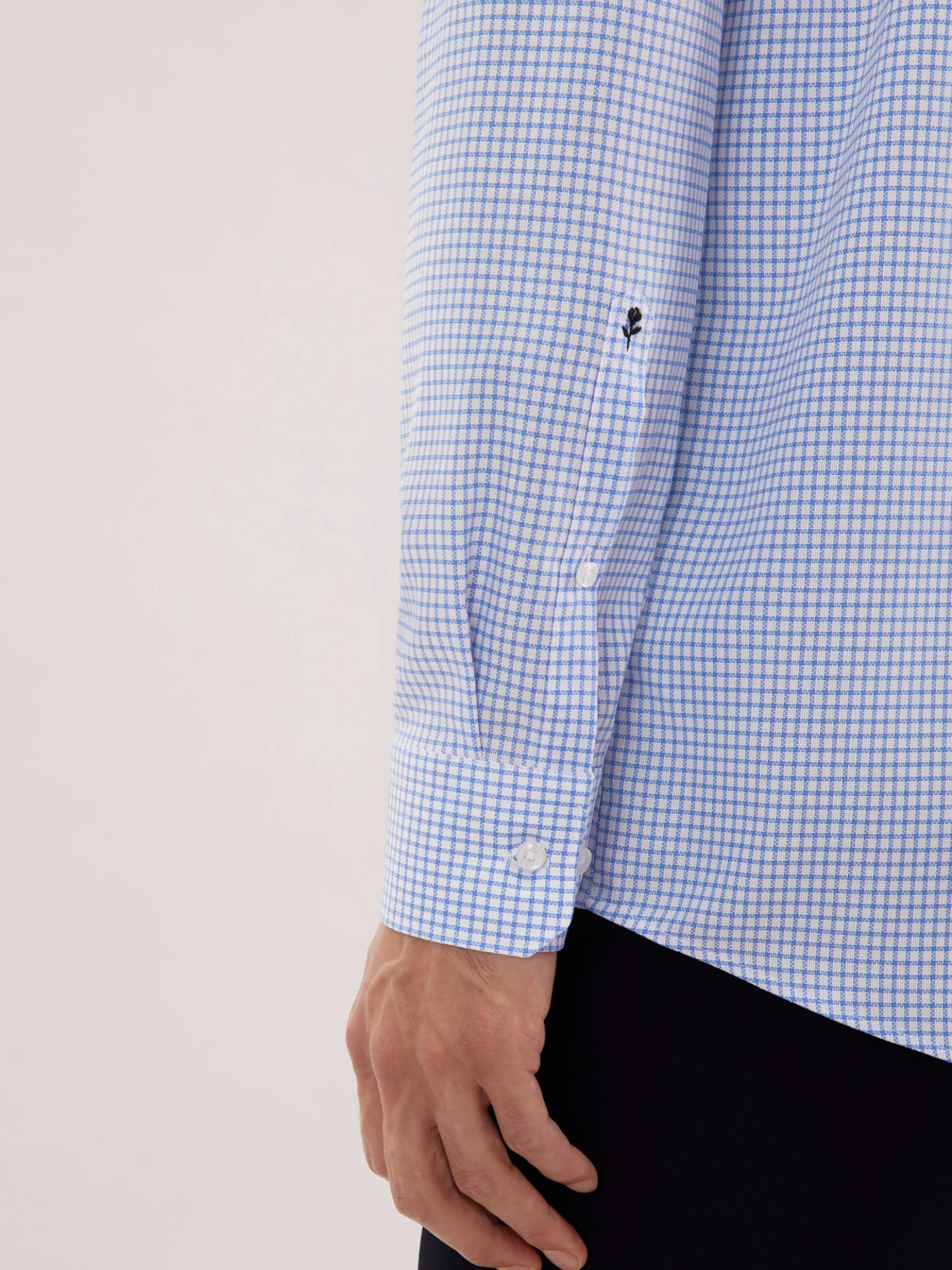 Seidensticker Herren Business Hemd - Comfort Fit in blau