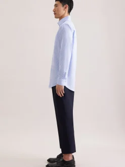 Seidensticker Herren Business Hemd - Comfort Fit in blau