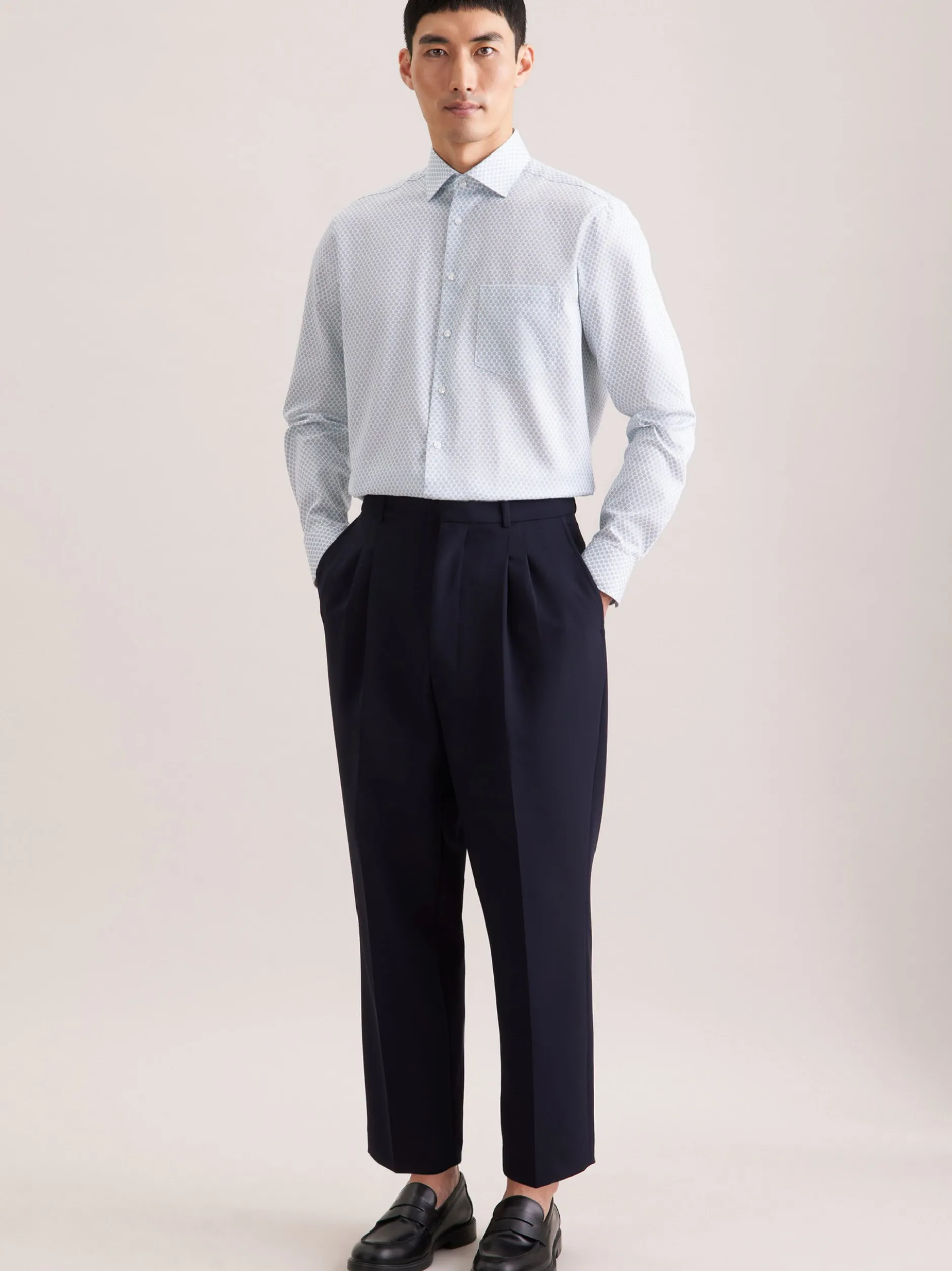 Seidensticker Herren Business Hemd - Comfort Fit in grün