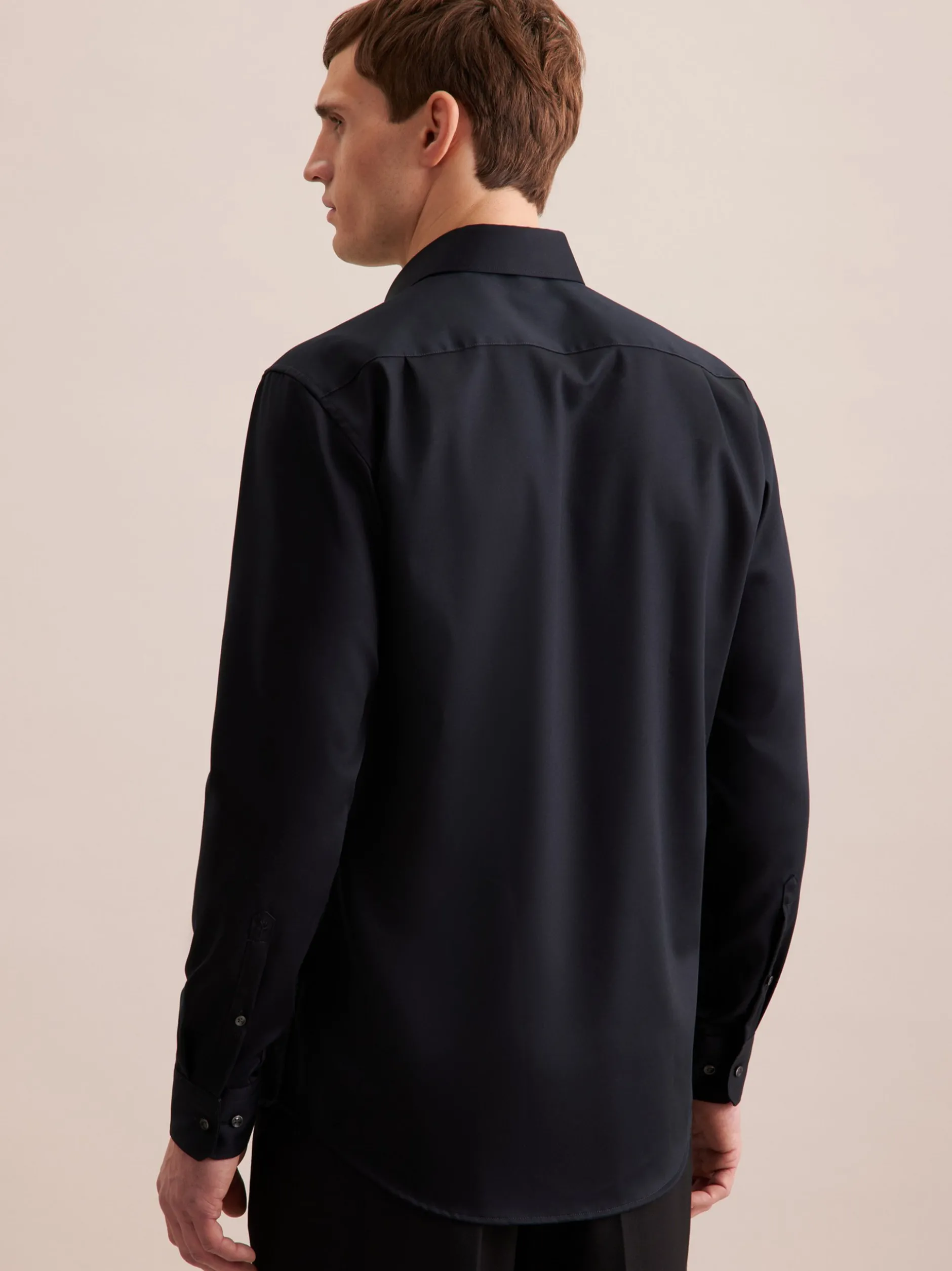 Seidensticker Herren Business Hemd - Comfort Fit in schwarz