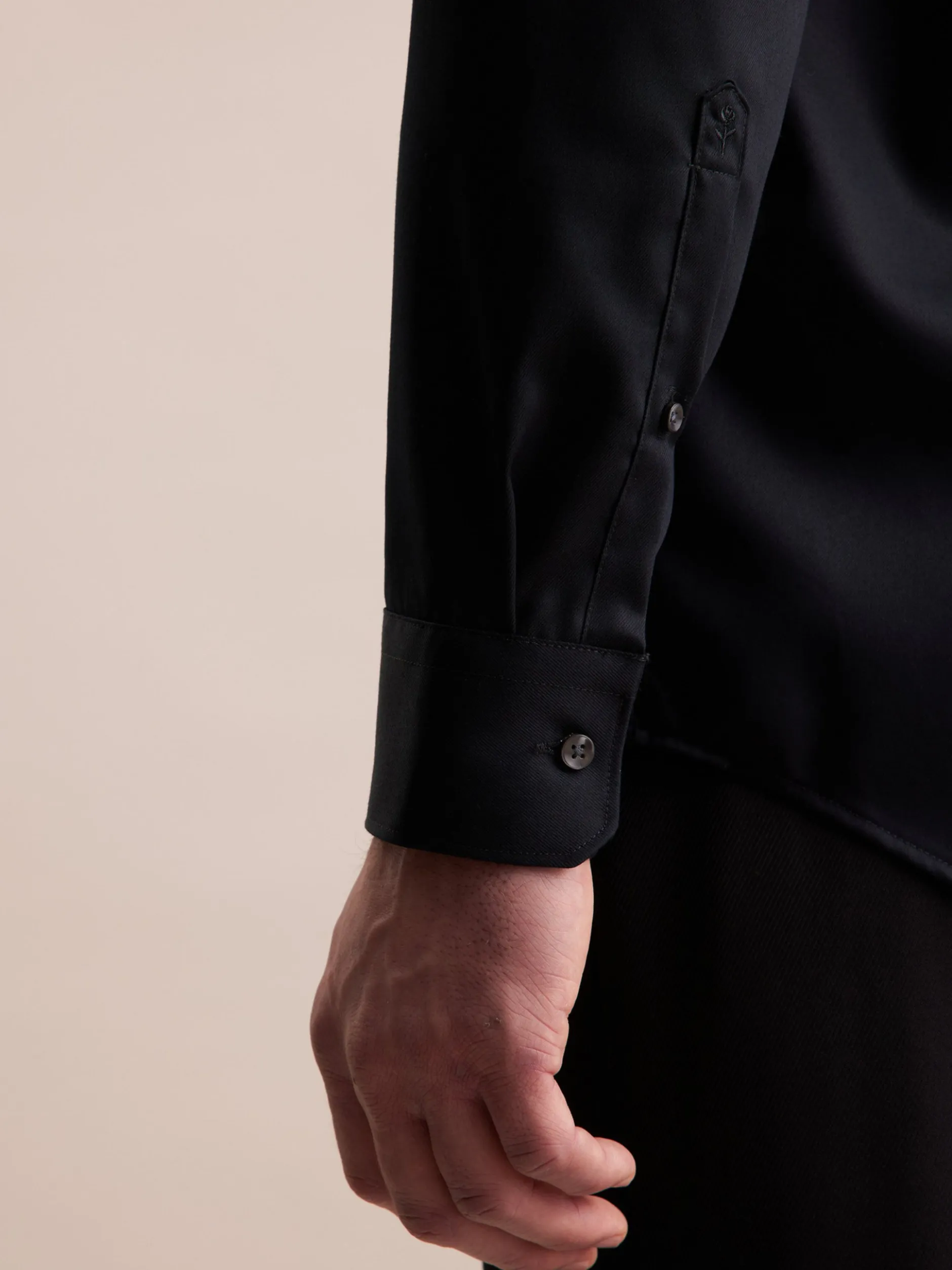 Seidensticker Herren Business Hemd - Comfort Fit in schwarz