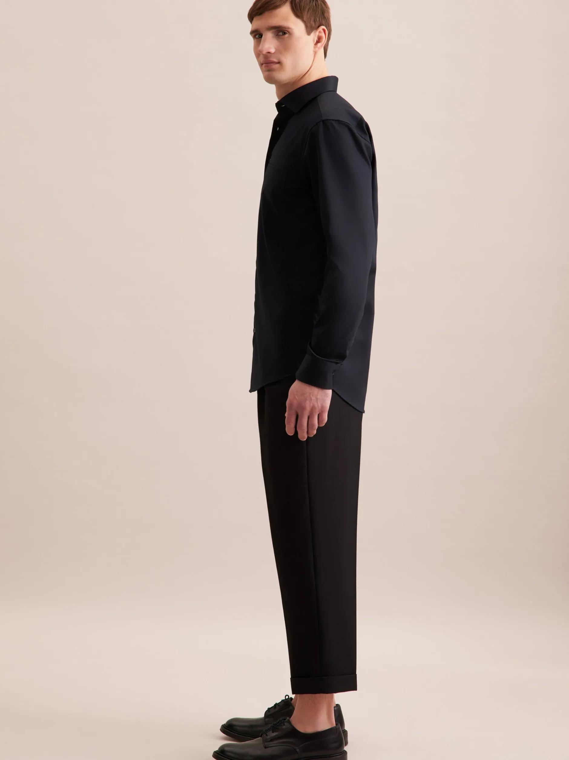 Seidensticker Herren Business Hemd - Comfort Fit in schwarz