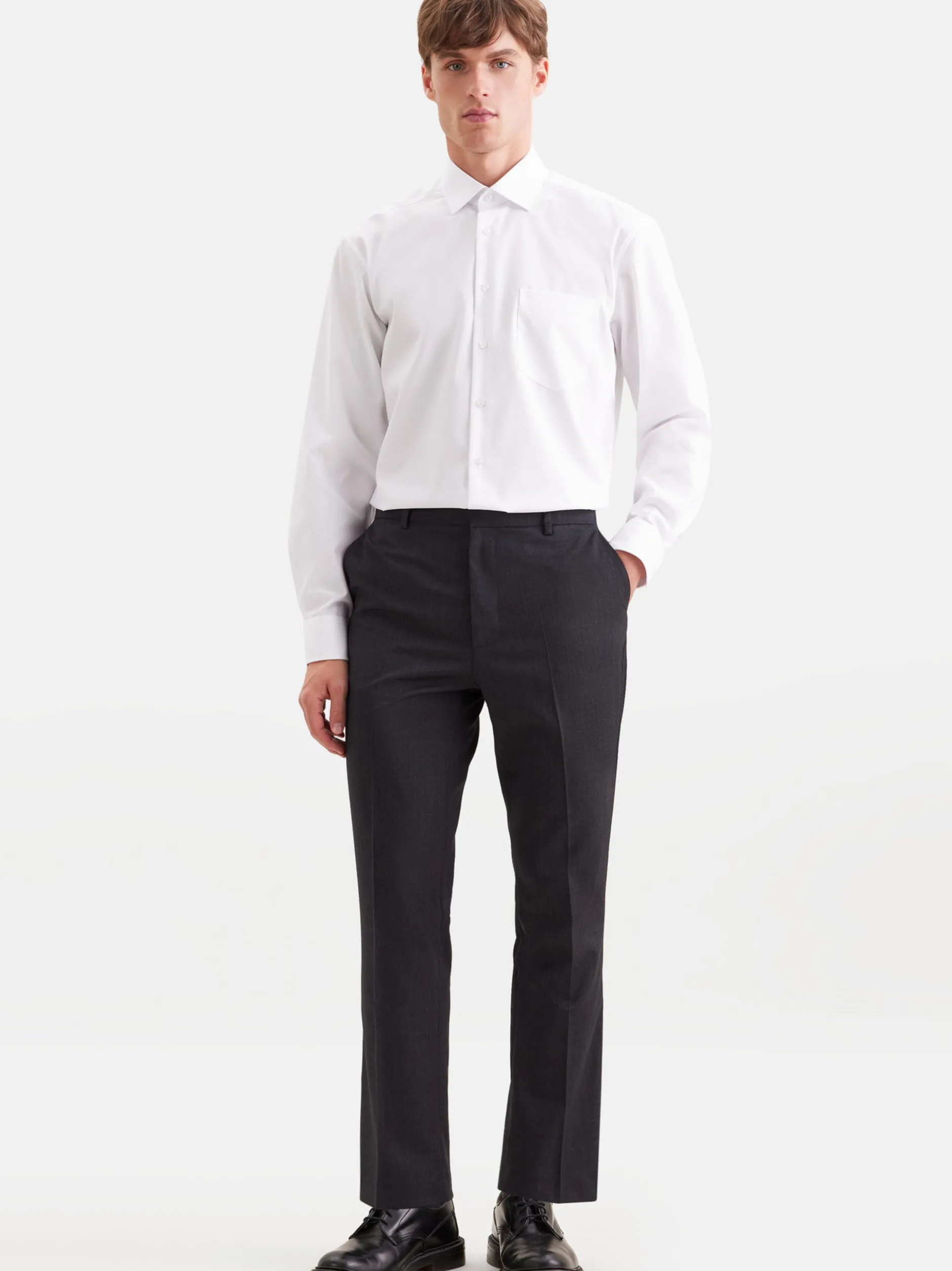 Seidensticker Herren Business Hemd - Comfort Fit in weiß