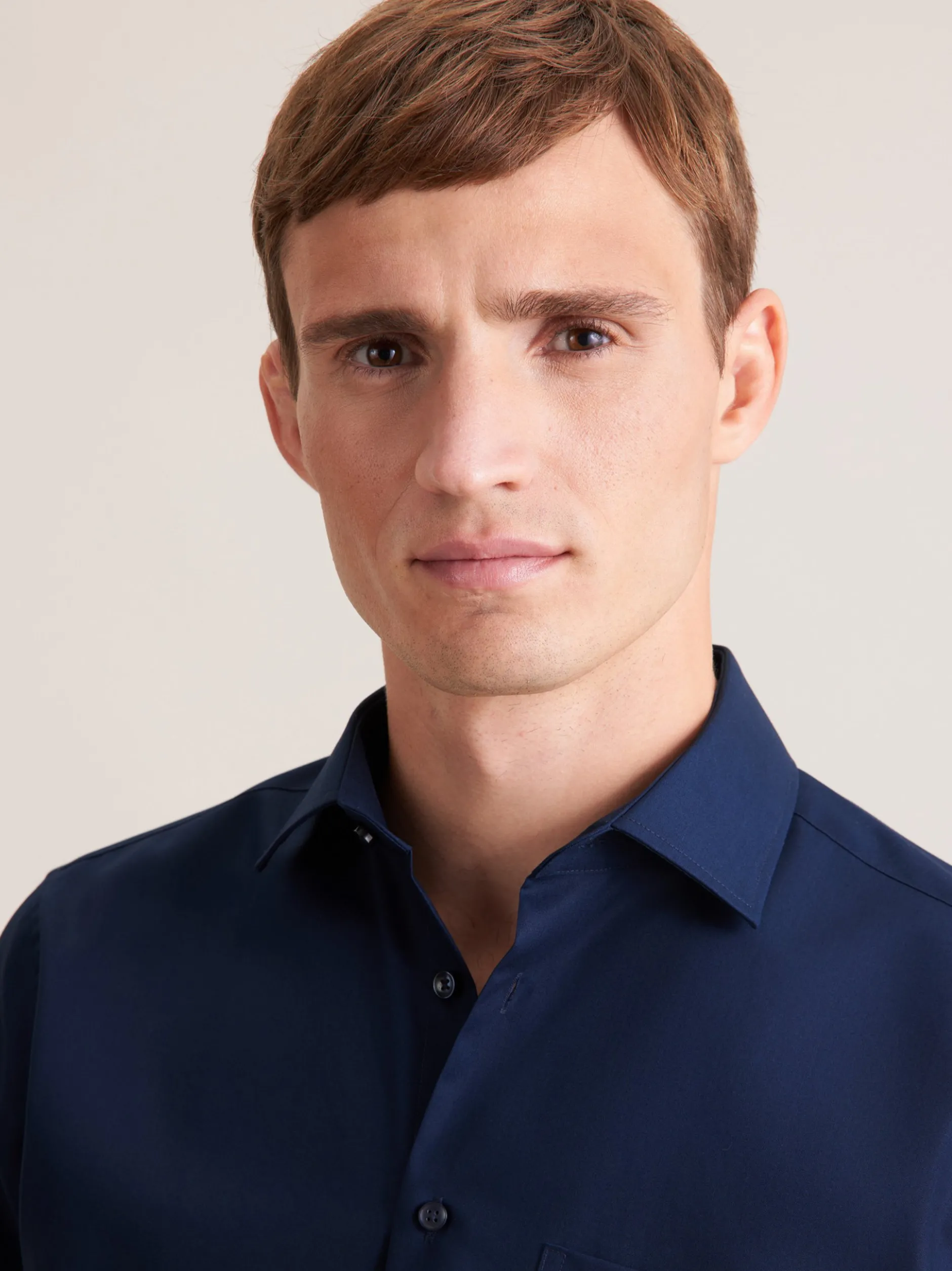 Seidensticker Herren Business Hemd - Regular Fit in blau