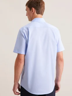 Seidensticker Herren Business Hemd - Regular Fit in blau