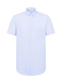 Seidensticker Herren Business Hemd - Regular Fit in blau