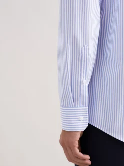 Seidensticker Herren Business Hemd - Regular Fit in blau