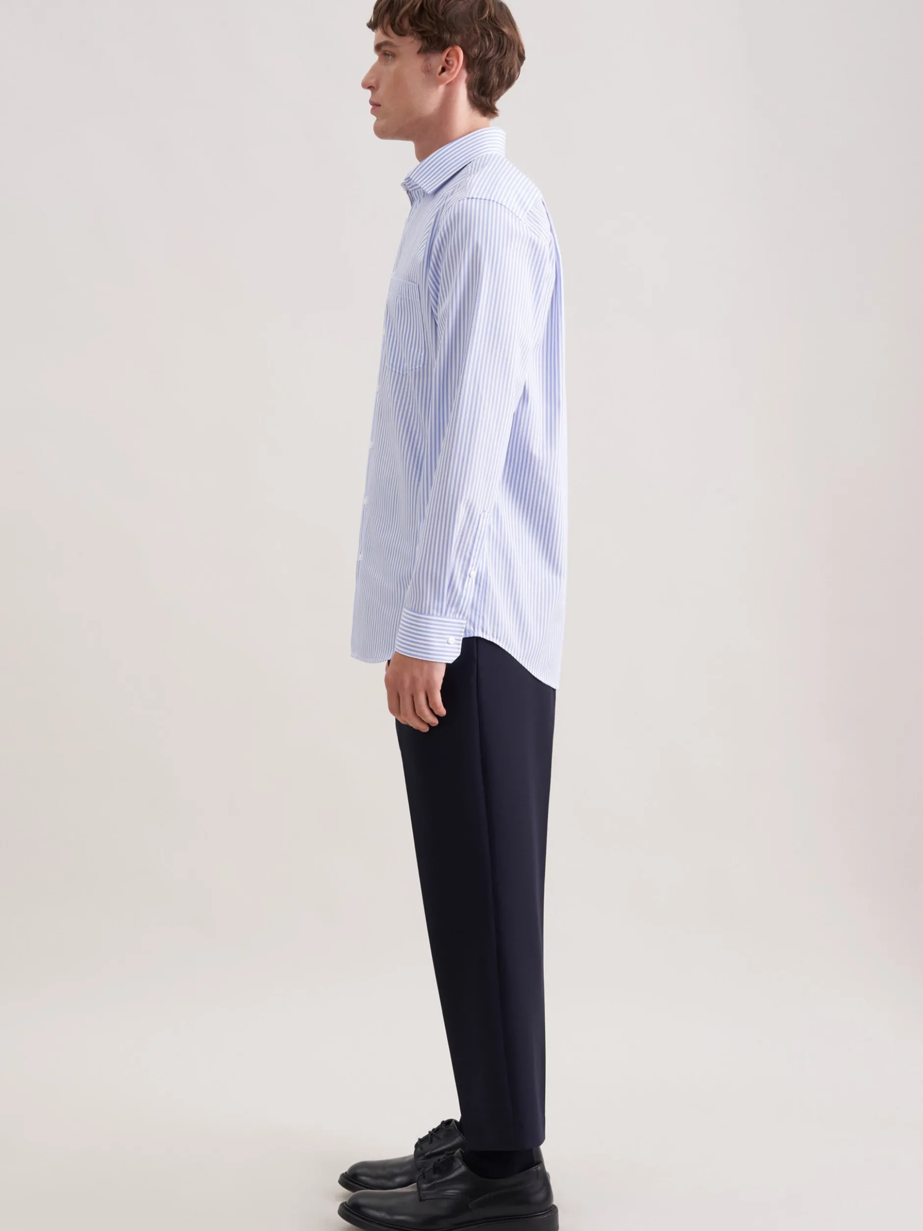 Seidensticker Herren Business Hemd - Regular Fit in blau