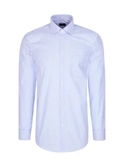 Seidensticker Herren Business Hemd - Regular Fit in blau
