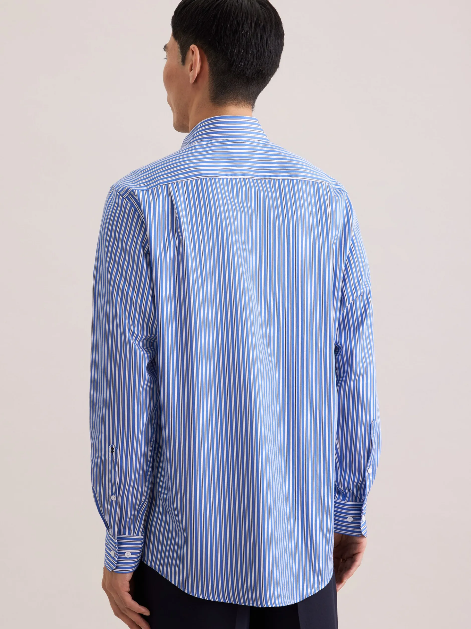 Seidensticker Herren Business Hemd - Regular Fit in blau