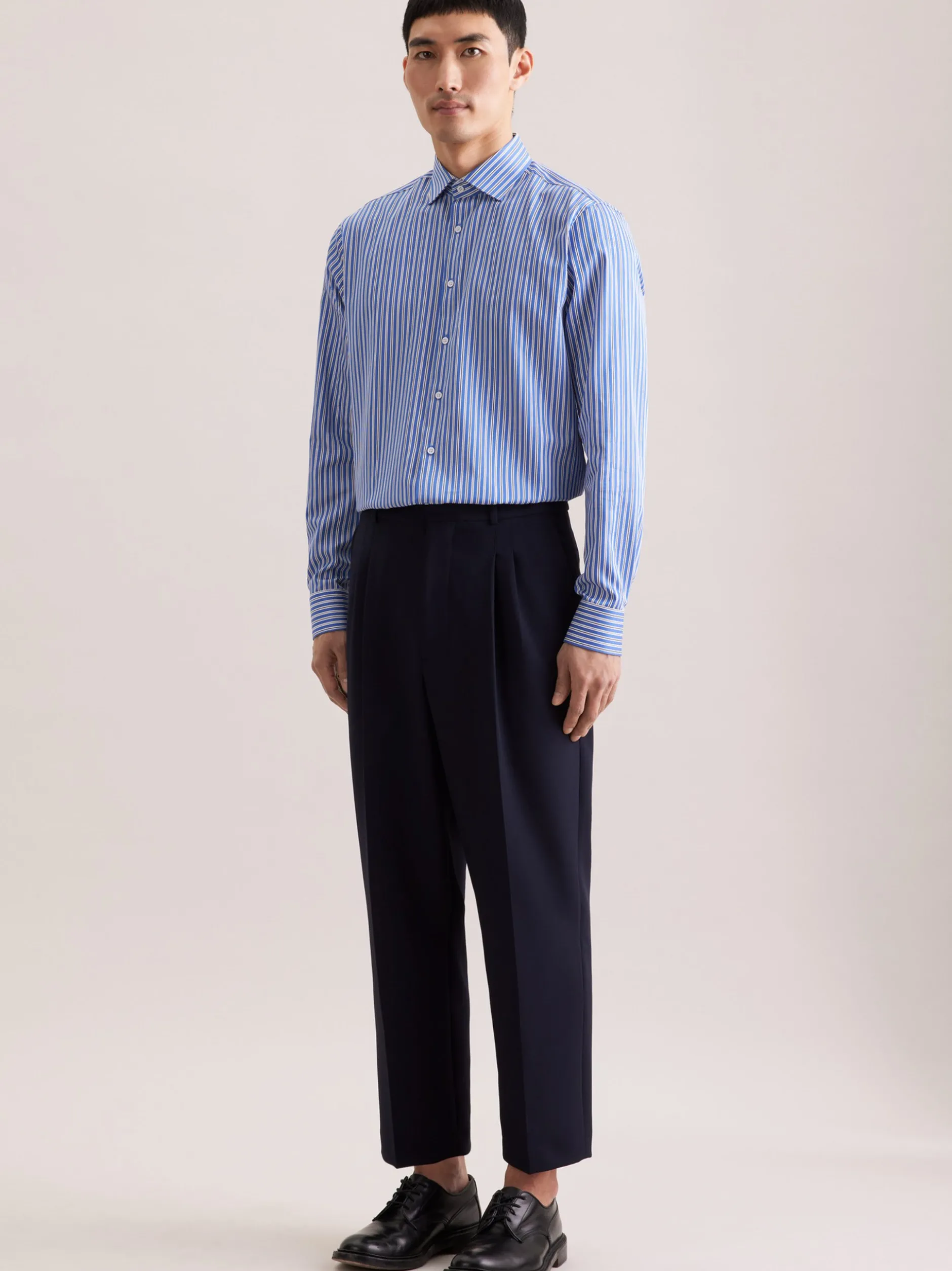 Seidensticker Herren Business Hemd - Regular Fit in blau