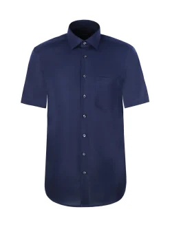 Seidensticker Herren Business Hemd - Regular Fit in blau
