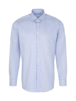 Seidensticker Herren Business Hemd - Regular Fit in blau