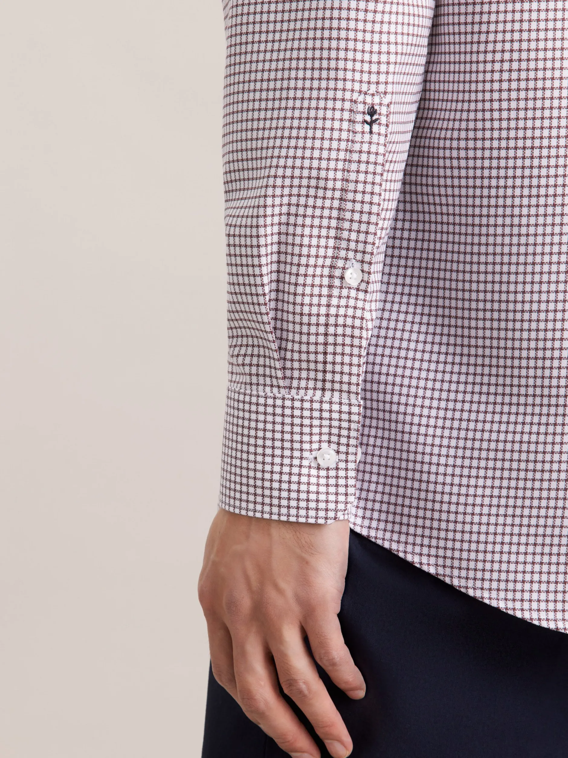 Seidensticker Herren Business Hemd - Regular Fit in braun